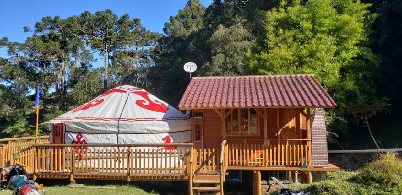Casa Campo Yurt 3 Aconchego Tenda Mongolica Wifi Urubici Eksteriør billede